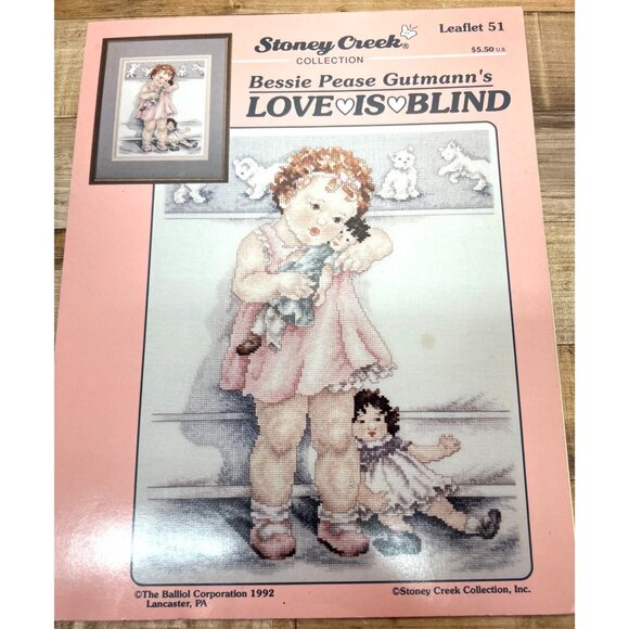 Bessie Pease Gutmanns Love Is Blind Cross-Stitch Pattern By Stoney Creek Collect - Picture 2 of 3
